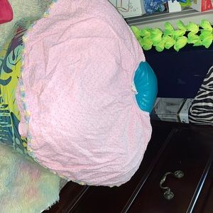 Cat and Jack M 7/8 Pastel pink linen like new